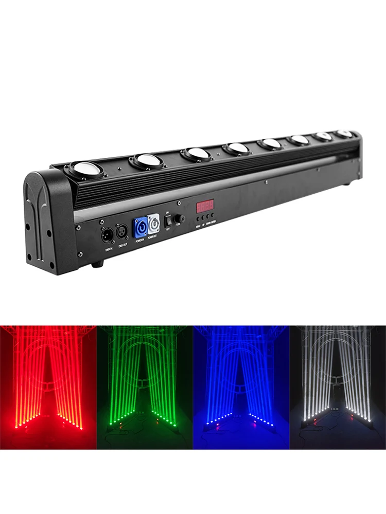 Beam 8x12W RGBW LED Moving Head Licht DJ-Controller Disco Bar Spotlight Kirche Markt KTV DJ Party Weihnachtsbeleuchtung Publikum