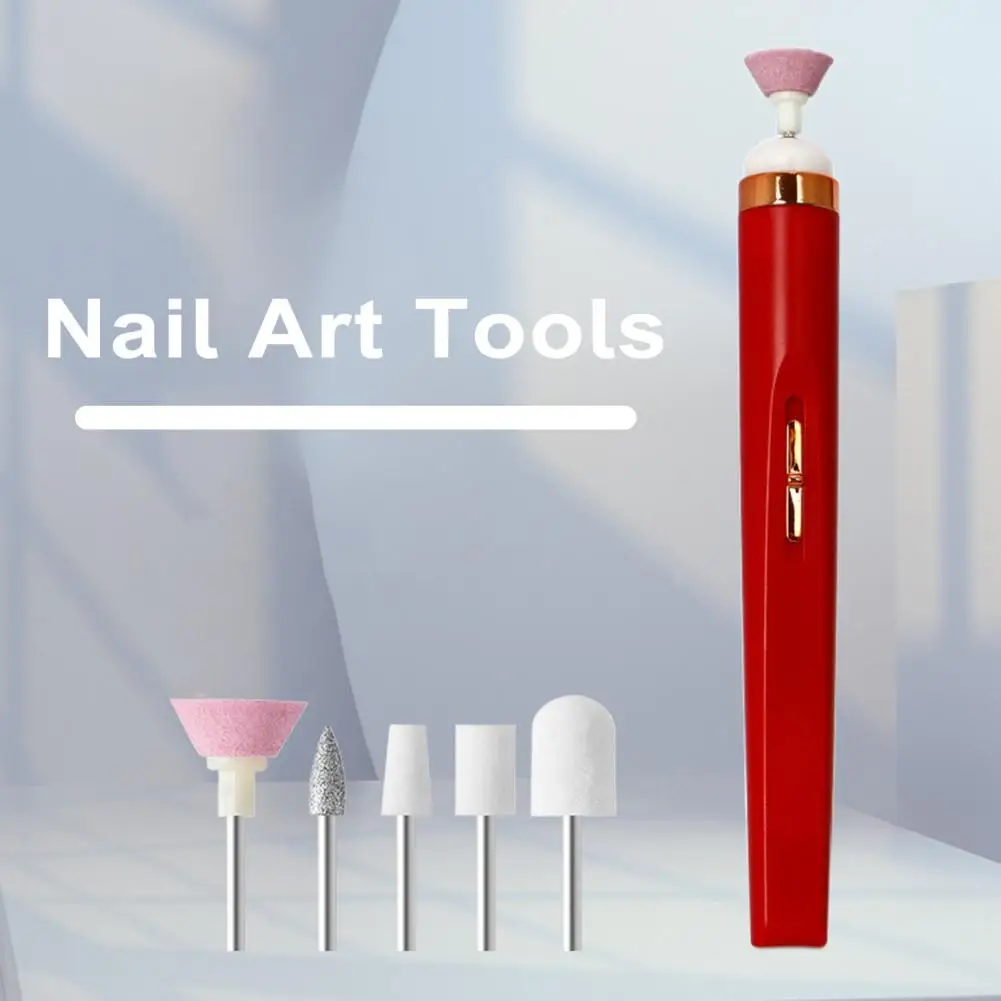 

Compact Nail Grinder Manicure Tool Portable 5-in-1 Electric Nail Manicure Tool Easy-to-use Ergonomic Tool for Beginners