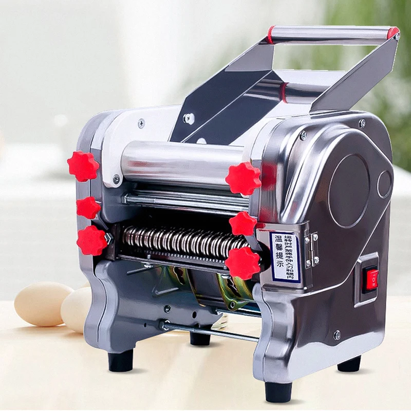 370W Pressing Flour Machine Household Stainless Steel Dumpling Skin Pressing Kneading Machine