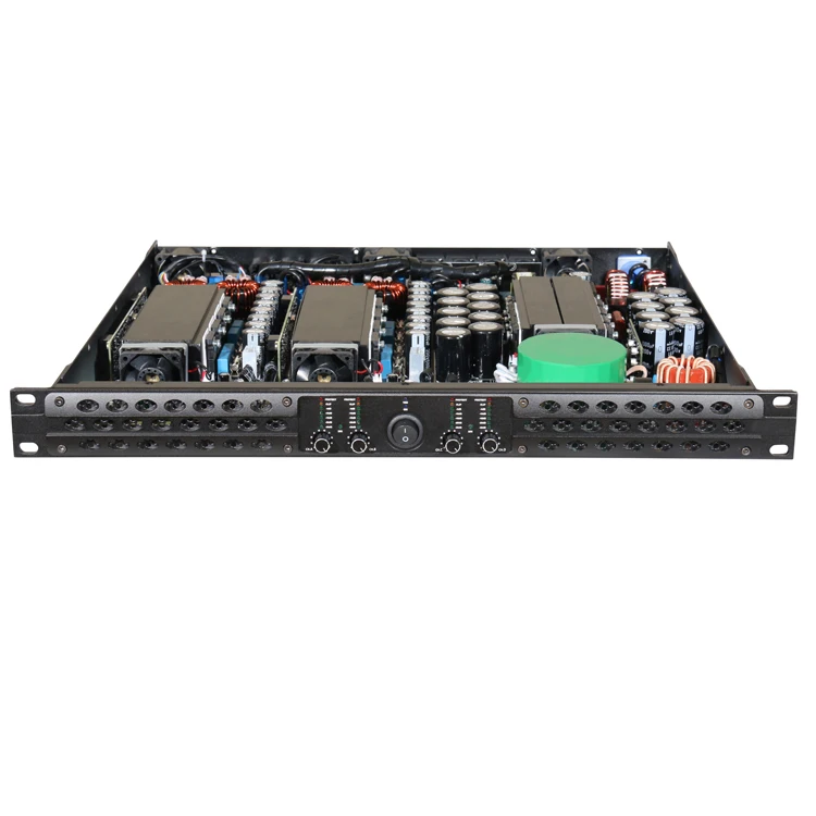 

PT4.13 Hot Digital Professional Power Amplifier with 2 Channels 1300W 1U Powerful SPMS Circuit
