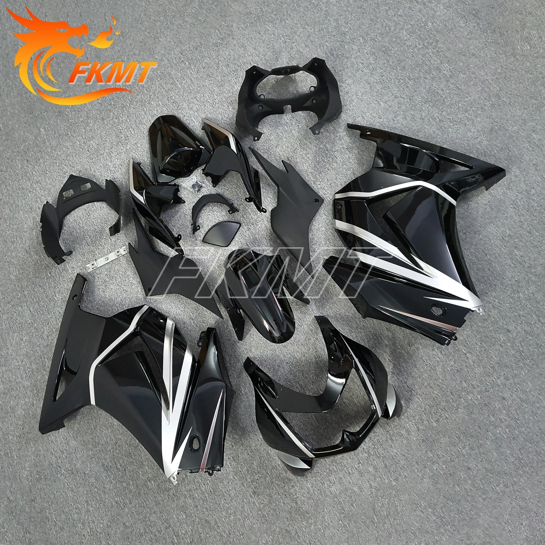 

Abs Fairing for Ninja 250R 11 12 EX 250R Fairings 2009 EX250R Fairings 2008 - 2012 Black