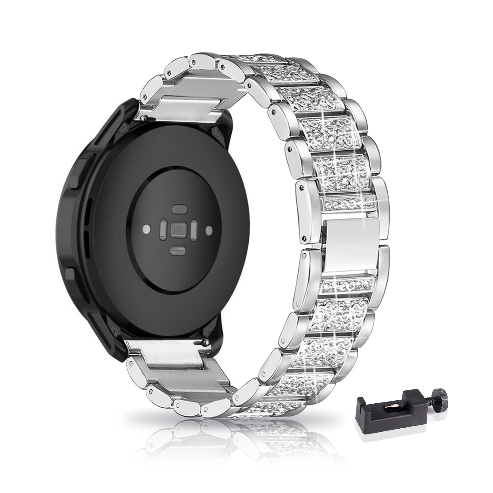 

Diamond Bands for Xiaomi Watch S2/Watch S3/Watch S4/Watch S4 Sport/Watch 2/Watch 2 Pro Band, Glitter Metal Strap for Women