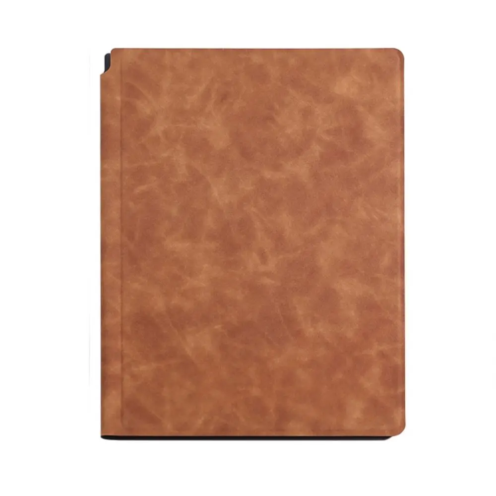 Cuaderno reutilizable de cuero A4 con bolígrafo de pizarra blanca, borrador de pizarra blanca borrable, papelería con almohadilla de notas de tela de borrado