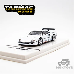 Tarmac Works 1:64 F40 Lightweight White Diecast Model Car