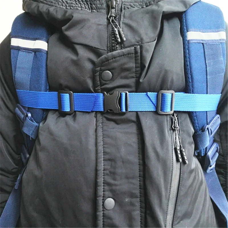 Adjustable Outdoor Backpack Shoulder Strap Adult/Children Fixed Belt Strap Non-slip Pull Belt Durable Chest Strap Bag Accessory