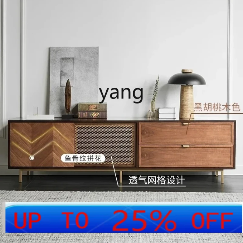 

Тумба под телевизор из массива дерева в стиле ретро для гостиной, креативный дизайн