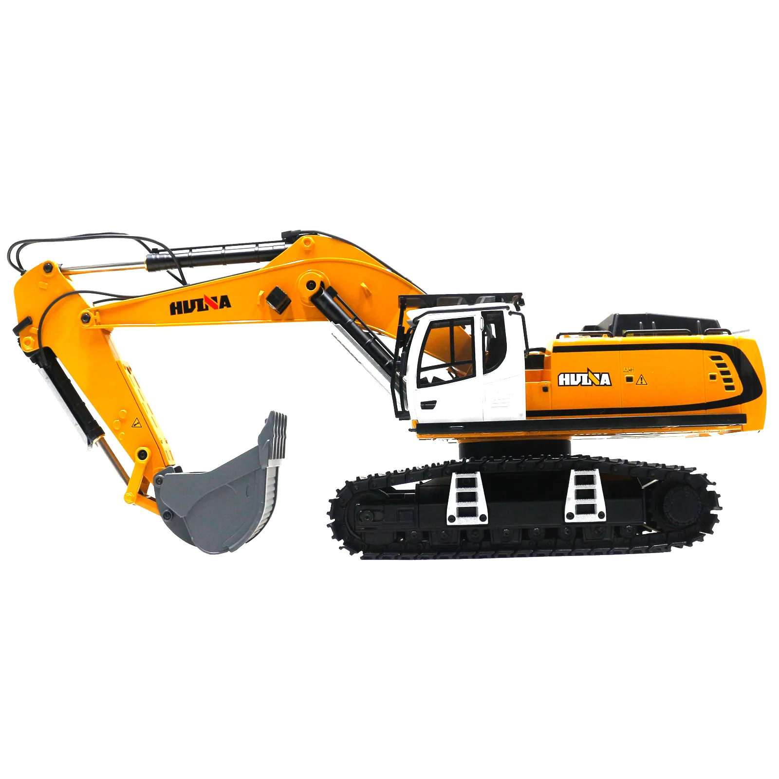 New Huina 1599 RC Excavator Model 24 Ch All Alloy Engineering Vehicle Remote Control Electric 1:14 Remote Control Track Car Gift