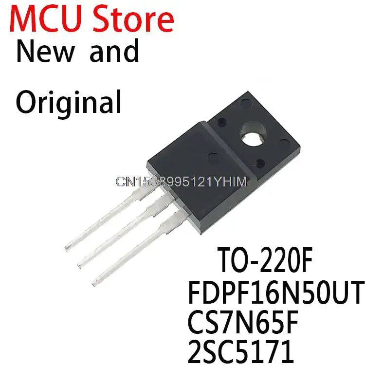 10PCS TO-220F 16A 500V 16N50 TO220F FQPF16N50 FQPF16N50C CS7N65FA9R CS7N65FB9R CS7N65 7N65 C5171 FDPF16N50UT CS7N65F 2SC5171   