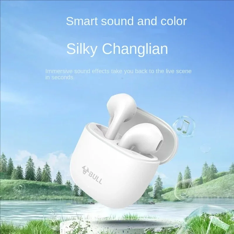 Bull GNV-VTA15X Wireless Earphones Sports Intelligent Noise Reduction Bluetooth Earbuds PC Mobile Phone Pure Tone Ear Buds Gift