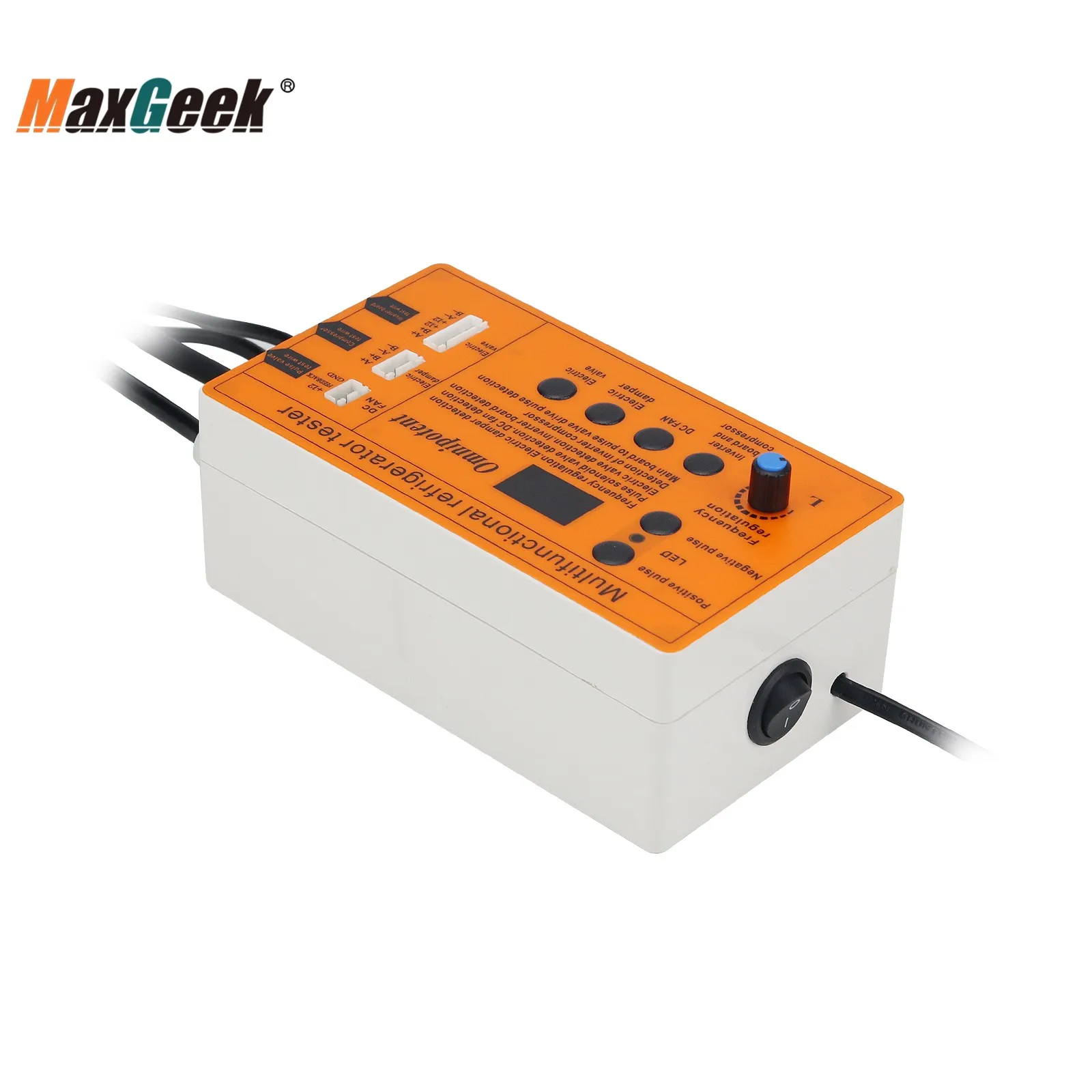 Imagem -04 - Maxgeek Multifuncional Inversor Geladeira Compressor Detector Placa de Pulso Válvula Solenóide Teste Falha Ferramenta Reparo Acessórios