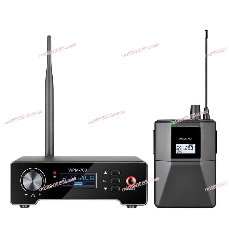 WPM-700 Professional Wireless Beltpack Earphones - Stage Live IEM Monitor System for Band Singer Live Stream