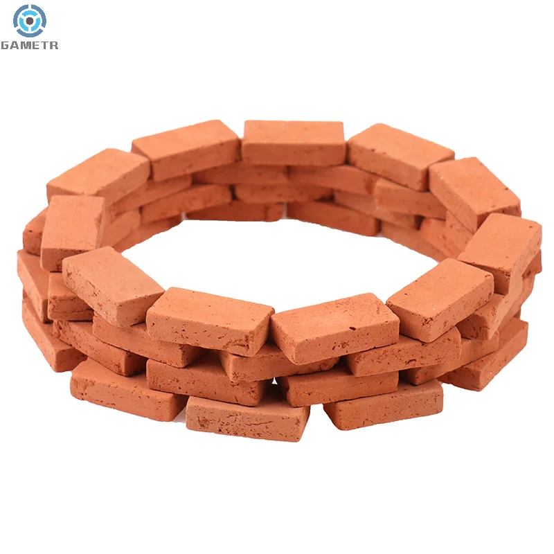 50 Stuks 1/16 Miniatuur Simulatie Baksteen Diy Zandtafel Diorama Landschap