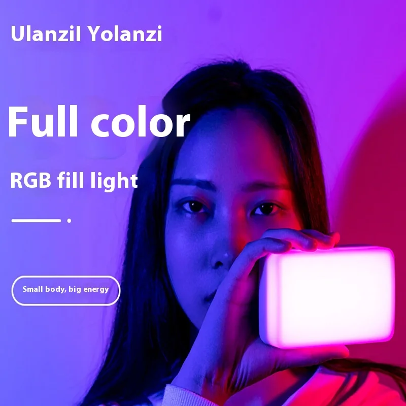 Ulanzi VL120RGB LED Video Light Portable 2500-9000K CRI 95+ 3100mAh Atmosphere Lighting For Camera Photography Live Shooting