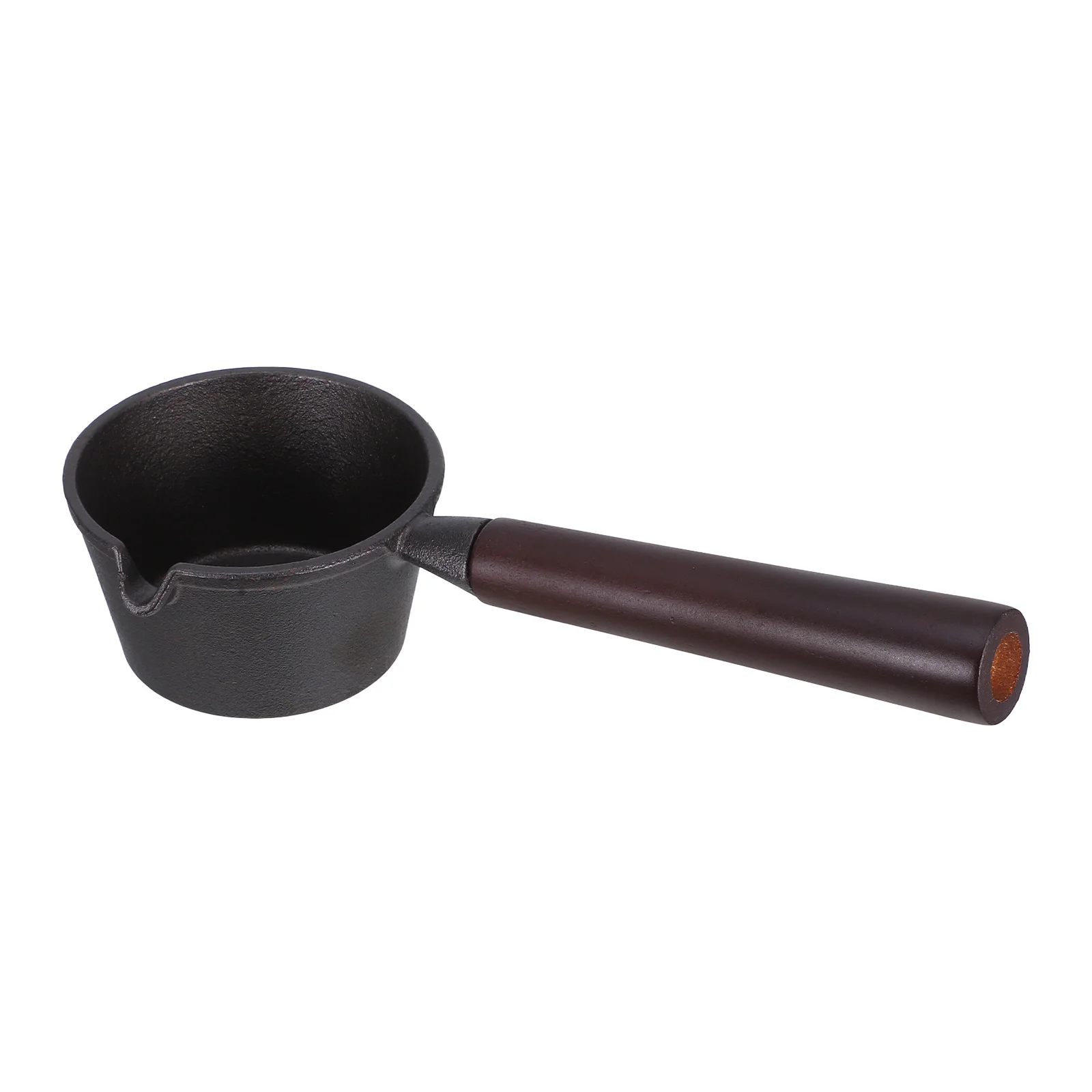 

Mini Jian Cast Melting Pot Frying Pot With Spout Oil Dripping Design For Egg Butter Melting Kitchen Saucepan