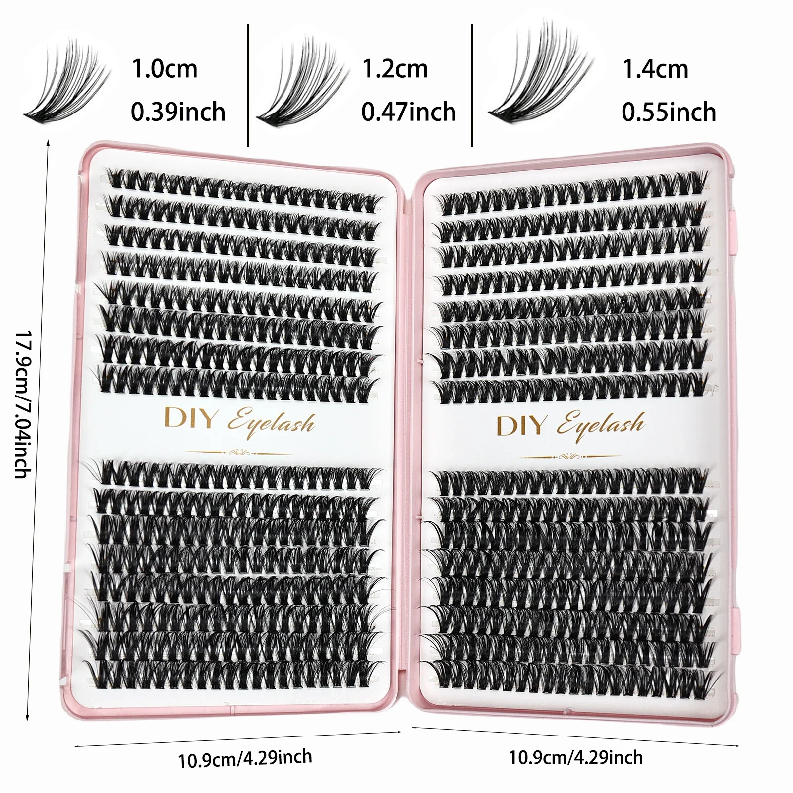 640 قطعة من الرموش المجمعة بطو - مراجعة Individual Lash Tray وسعره