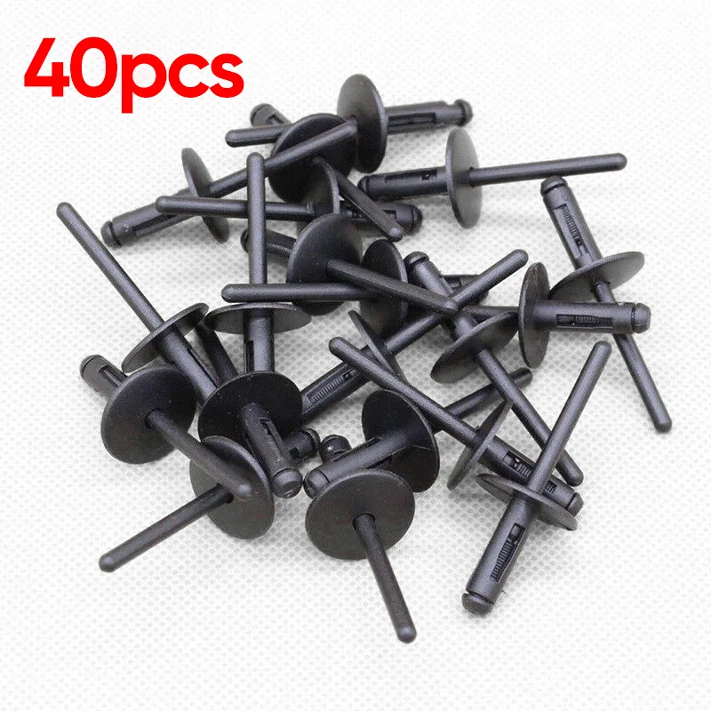 

40x Car Rivets Fits Bumper Door Sill Fender Liner Wheel Well Rocker Rivets Clips For BMW E84 X3 F25 E70