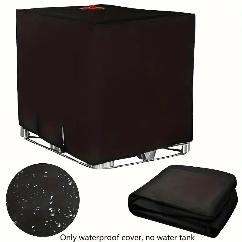 IBC Tank Cover Tarpaulin For 1000L Water Tank Durable IBC Cover Waterproof Dustproof UV-Resistant Oxford Fabric