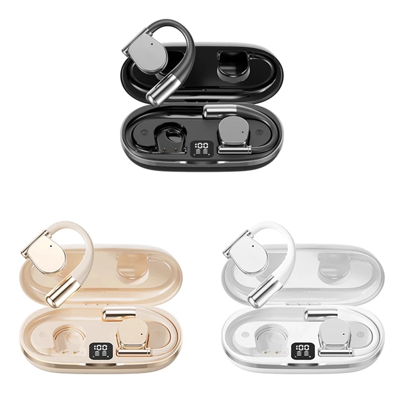 M111 Smart Translator Headset 144-Language AI Translation Earbuds Wireless On-Ear Translator Device B