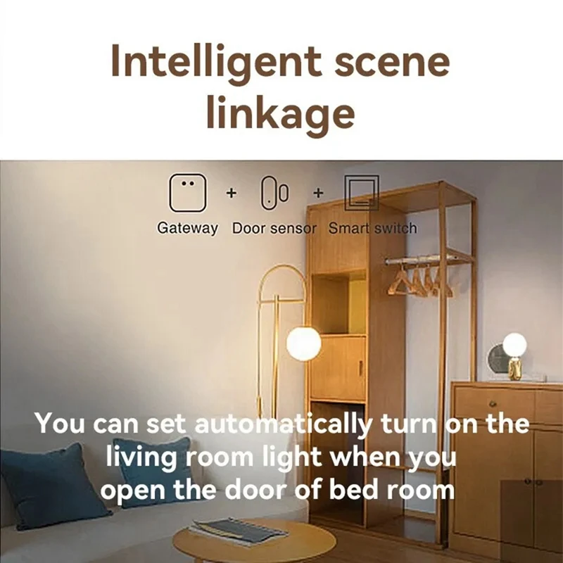 Top Deals Tuya Smart Life Zigbee Smart Door Window Sensor Door Open Closed Detector Security Protection Alexa Home Voice Control