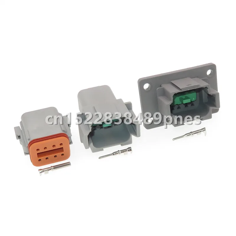 

8 Pole Deutsch DT06-8S DT04-8P DT04-8P-L012 DT Series Car Socket Waterproof Electrical Harness Connector