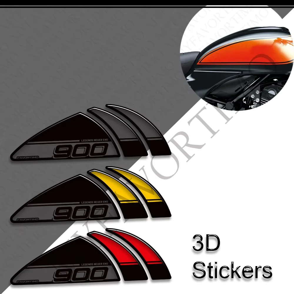 Z900RS Motorcycle Tank Pad Grips Kit Knee Fairing Fender Protector Sticker For Z900 RS Z 900 Cafe SE ABS 2017 2018 - 2025 2026