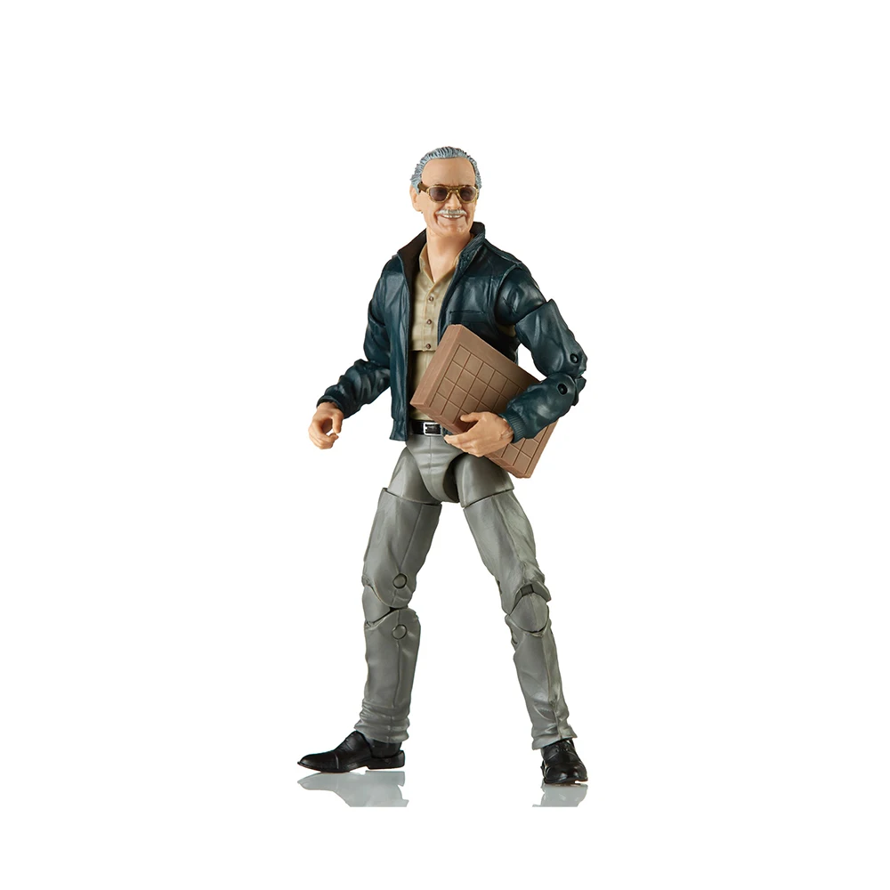 Marvel Legends Series Cameo Stan Lee: figurine d'action à collectionner de luxe de 6 pouces, modèle poupée, Kit de Garage numérique