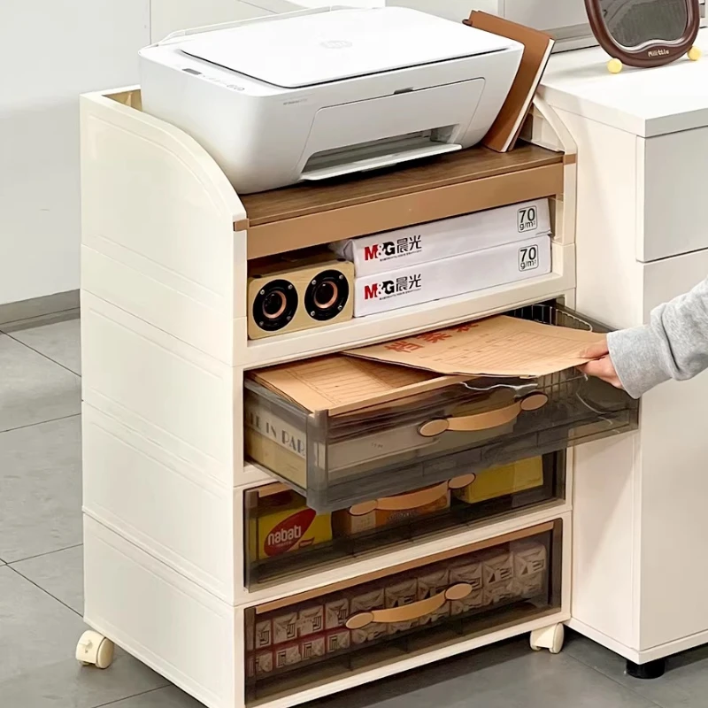 

Подставка для принтера с местом для хранения, мобильная тележка на колесиках для офисного копировального аппарата, шкаф для документов с выдвижным ящиком для организации рабочего стола