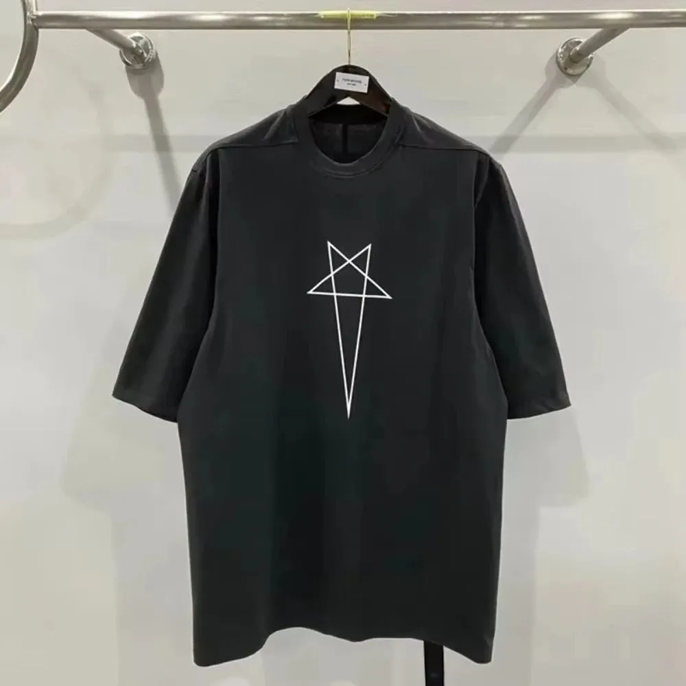 Vintage Y2k T-shirt The Newly Printed Long Version of The Loose-fitting Clothing T-shirt Casual Fashion Streetwear Unisex