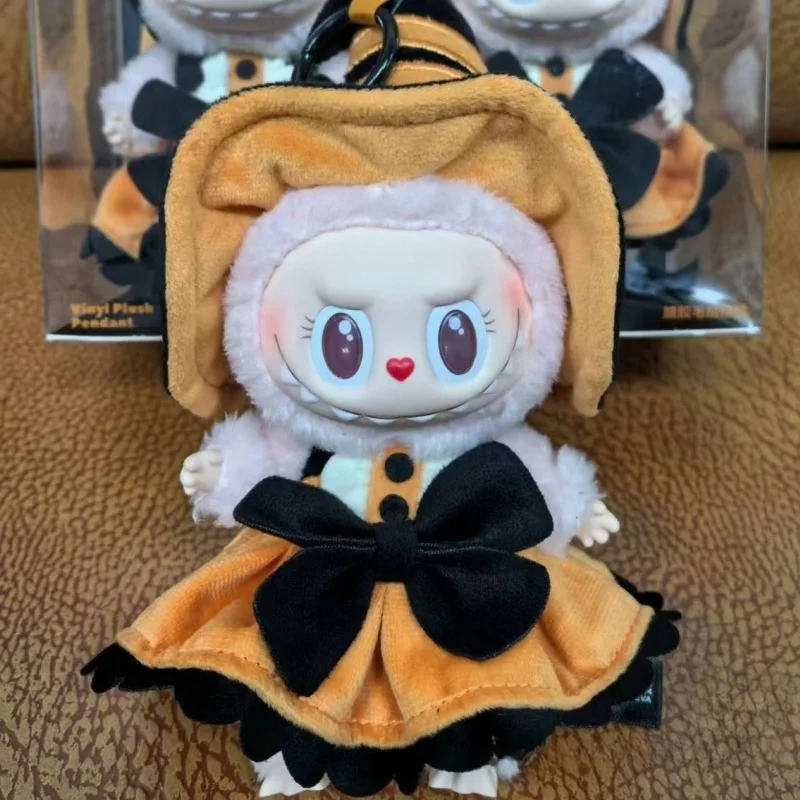 Replenish Stock 1:1 Genuine Mokoko Happy Halloween Party Series Magic Of Pumpkin Vinyl Pendent Doll Keychain Kawaii Toys Gift