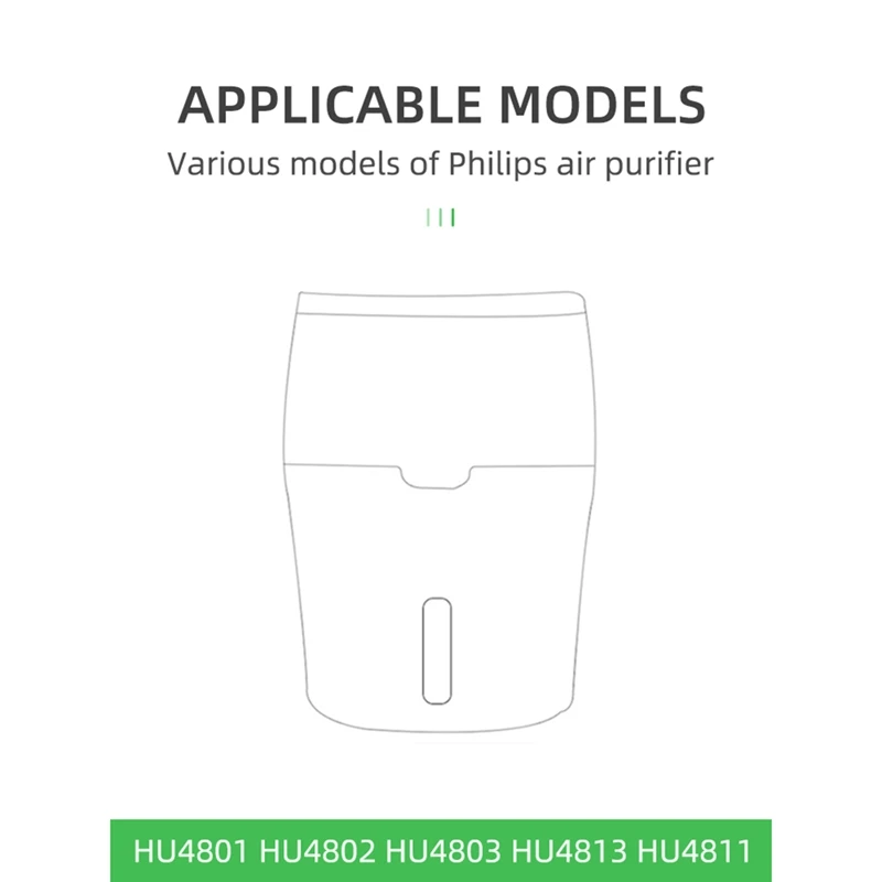 Filtre d'Humidificateur de Remplacement pour HU4801/4802/4803/4811/4813, Éléments Filtrants, Pièces et Accessoires