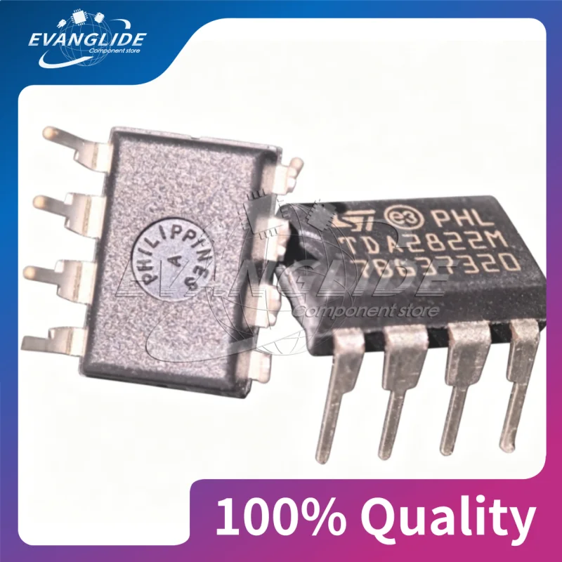 2 PCS/LOT TDA2822M Audio power amplifier, DIP8, direct insertion