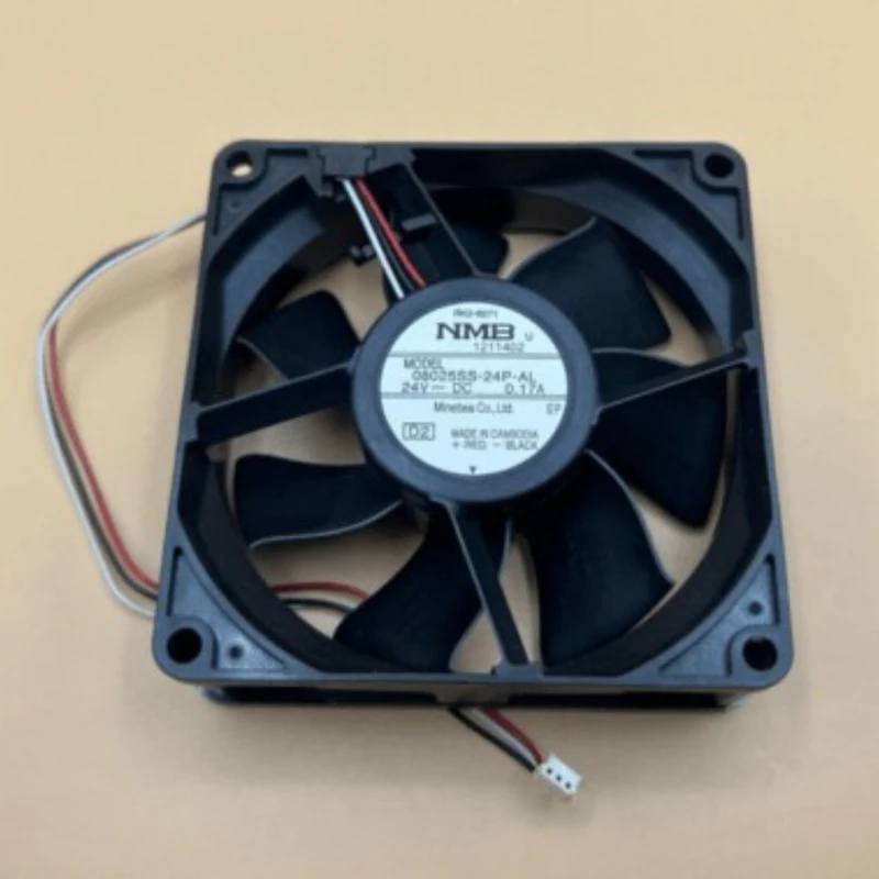 

A+for 1pcs Genuine NMB Cooling Fan 08025SS-24P-AL 24V 0.17A RK2-6271 Axial Fan