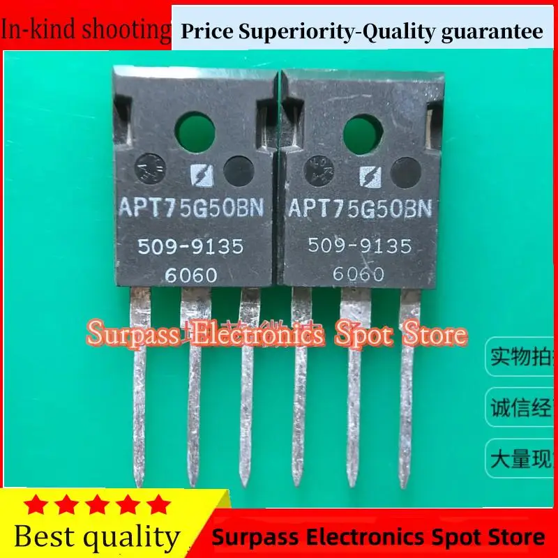 10PCS-100PCS  APT75G50BN  TO-247 IGBT    Price Superiority-Quality guarantee