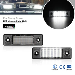 OEM-Fit For Chevrolet Cruze 2011-2015 Spark 2016-Up Full White Canbus Led Number License Plate Lights Parking Tag Lamp 9527-0497