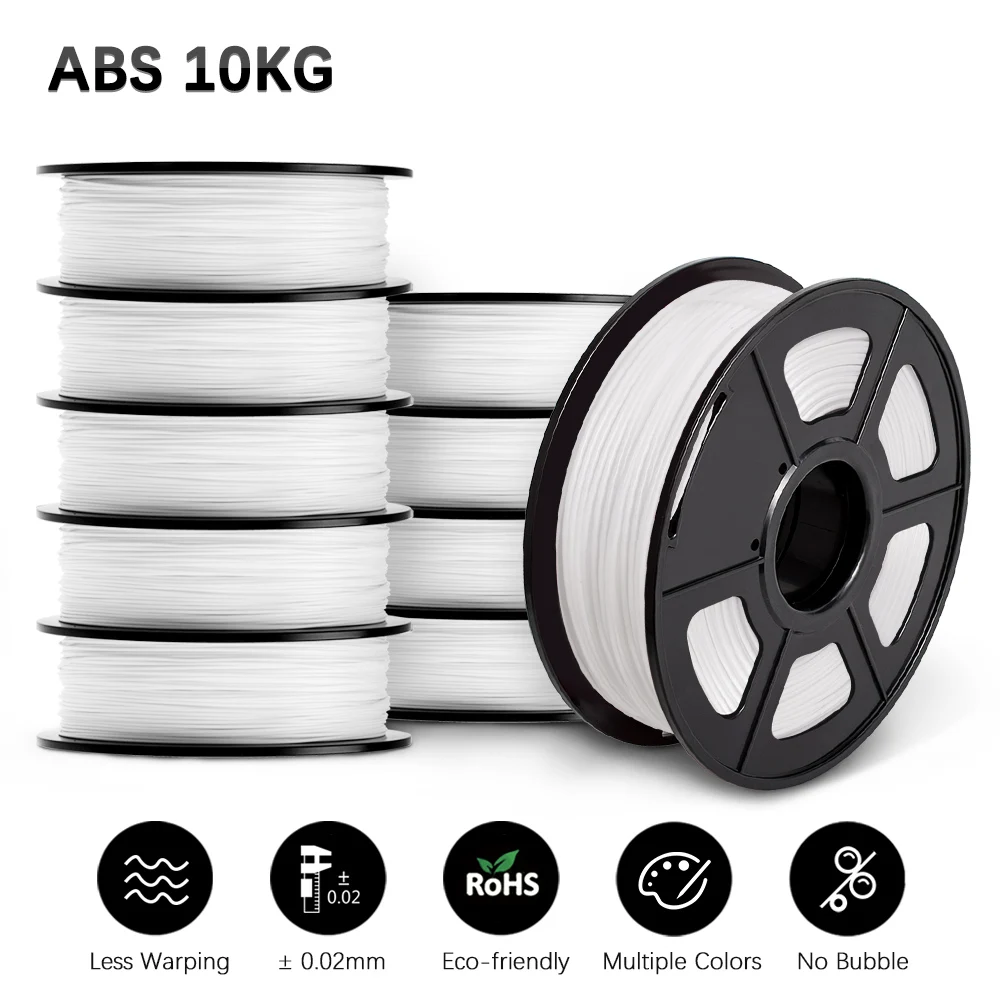Sunlu 3d Filament Pla/Pla Meta/Petg/Abs/Tpu/Pla Matte 1.75Mm 10Rol 1Kg/0.5Kg 3d Printer Gloeidraad Voor 3D-printer