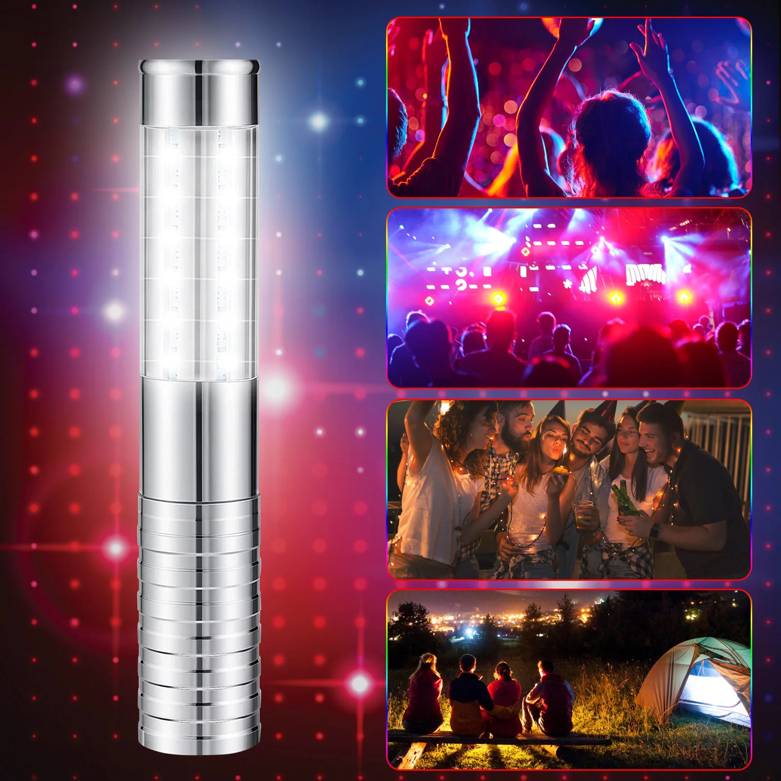 

LED Strobe Baton Light LED Bottle Service Light Reusable Light Champagne Bottle Handheld Light for Outdoor Party Concert Events