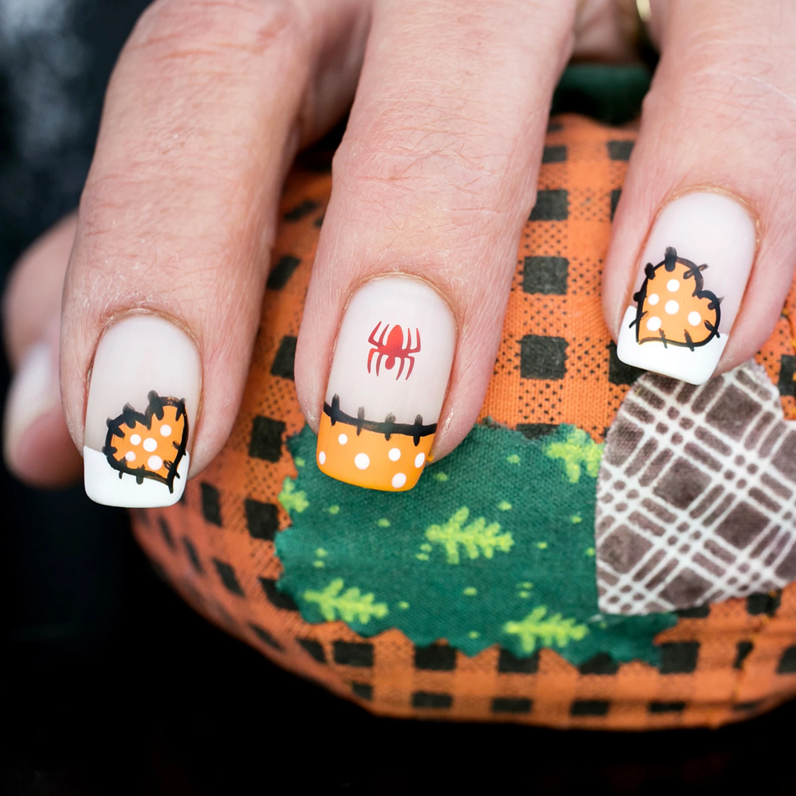 

Halloween Stickers Women Manicure Applique Art Decal Party Decoration Nail Sequins for Halloween Day of Dead Festival Nail