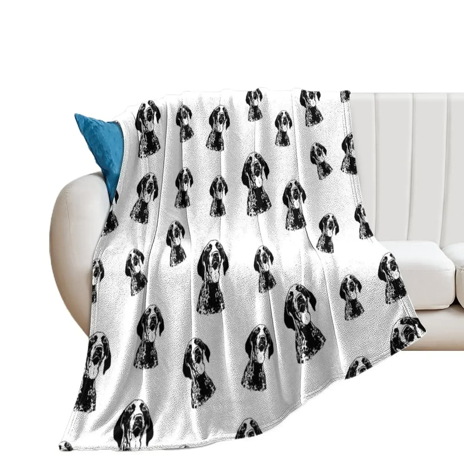 

SPECIAL GIFTS FOR THE GERMAN SHORTHAIRED POINTER DOG LOVERS GIFTS FROM MONOFACES FOR 2021 Throw Blanket manga Blankets