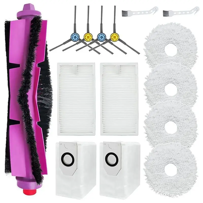 

Аксессуары для робота-пылесоса Eureka J12 Ultra: основная щетка, боковая щетка, фильтр, тканевый мешок для сбора пыли (сменные)