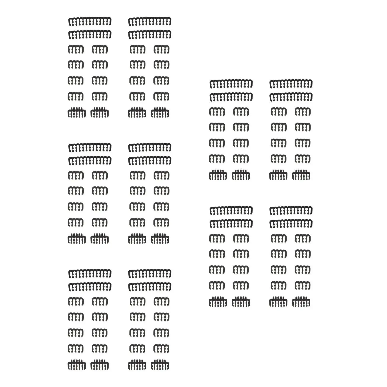 

5pcs 5 PCS Computer Case Water Cooling Cable Organizer Comb for Desk Management Clips Tie Wire Organizers Cords