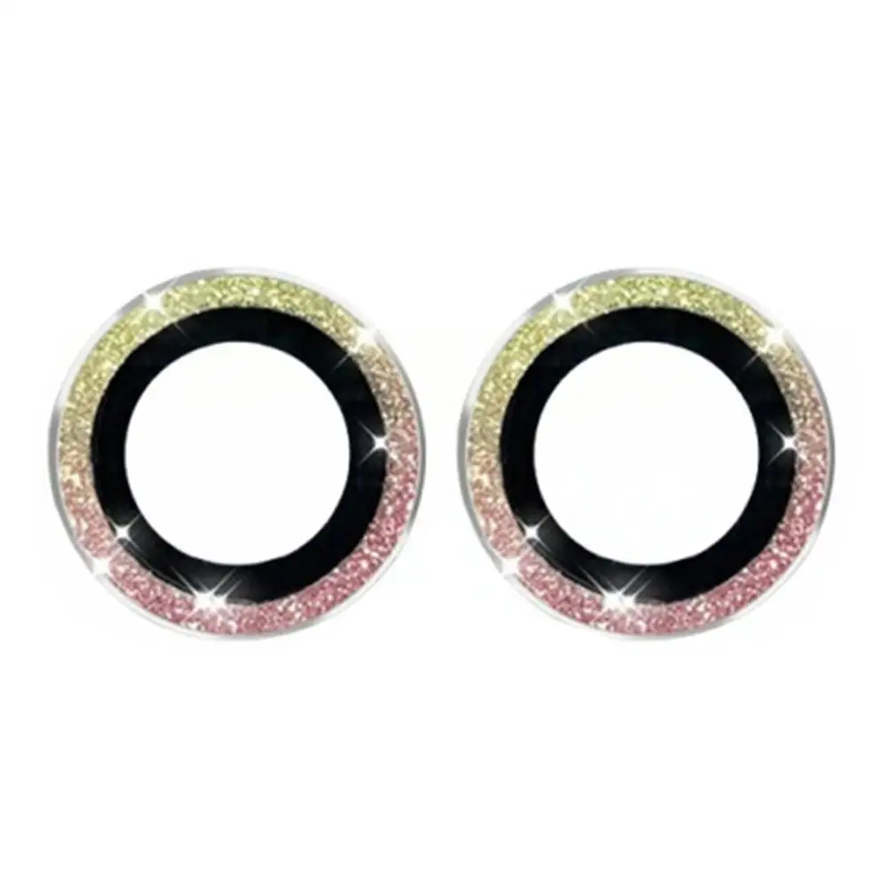 สำหรับ Samsung Galaxy Z flip 6 Bling กล้องโลหะผสมเพชรปกป้อง HD กระจกกลิตเตอร์แหวนโลหะวงแหวนบอกตำแหน่ง