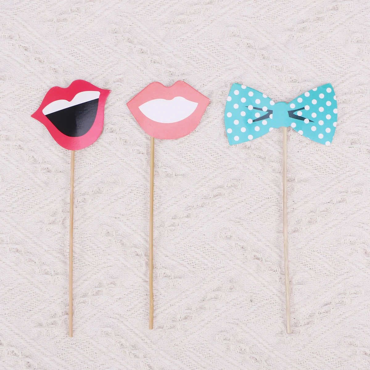 

20pcs Party Balloons Photo Props Birthday Wedding Supplies Cardstock Smooth Creative Patterns Fun Eyeglasses Mouth