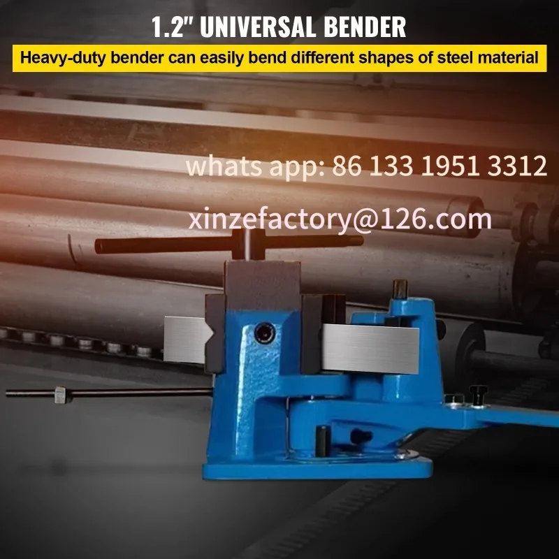 

Customizable Lever Hot & Cold Flat Round Angle Steel Tube 120-Degree Universal BenSucceBuy Pipe Bender UB-100 Manual Detachable