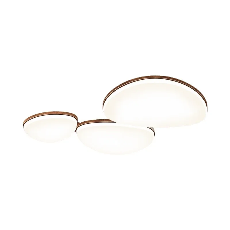 

Wood grain hall main light modern simple ultra-thin eye protection