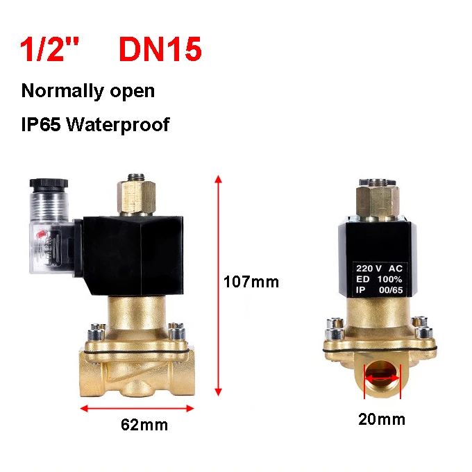 Detalhe 4 de Válvula solenoide 3/8'' Gás e combustível