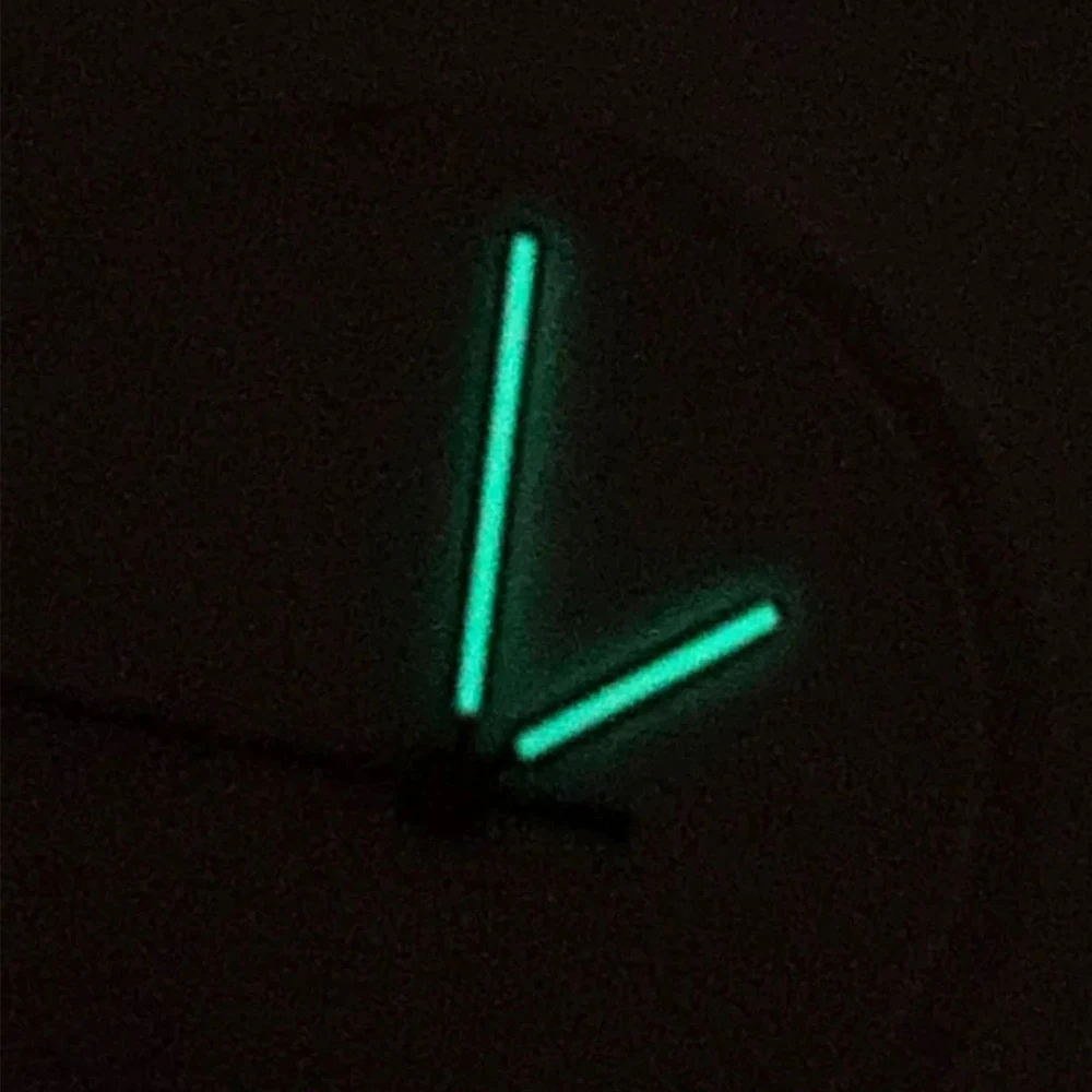 A P ساعة يد ساعة إبرة تناسب NH35/NH36 حركة خضراء مضيئة ساعة عالية الجودة تعديل الملحقات