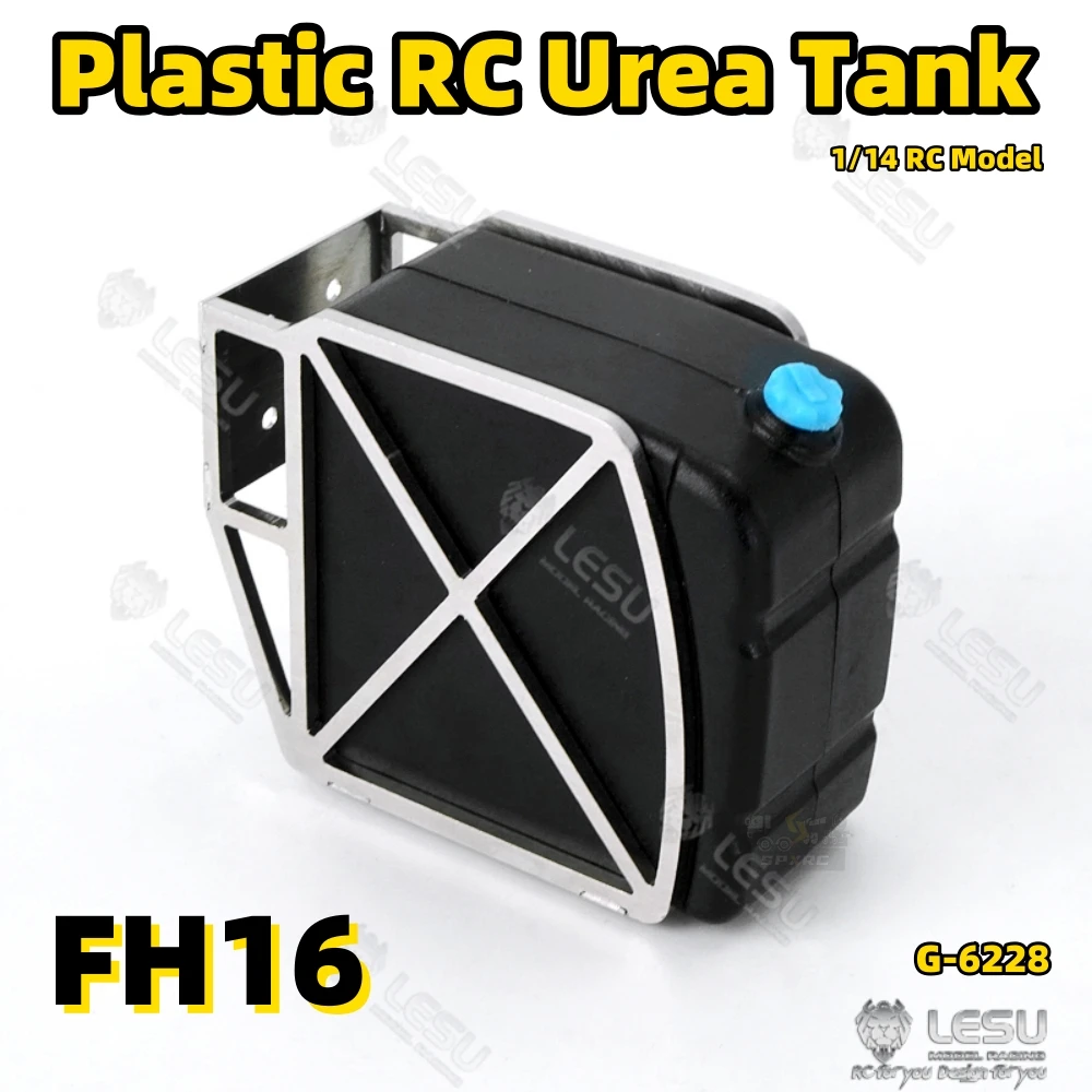 Symulacja zbiornika mocznika Plastik G-6228 Ulepszenie do ciężarówki RC Tamiya FH16 1/14, ciągnika FH12, zdalnie sterowanej zabawki z przyczepą