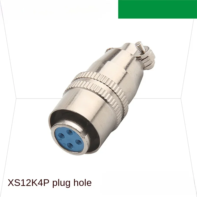 Suitable for MINSOO 4-pin aviation plug XS12JK-4P/Y connector XS12K4P round seat XS12J4Y