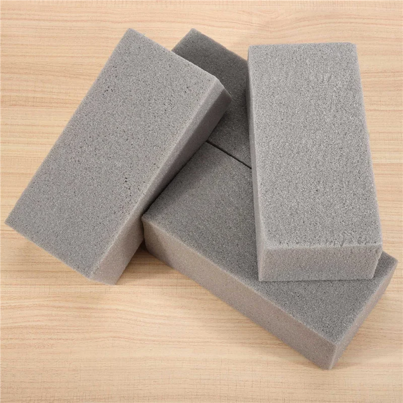 AC52-4Pcs Dry Floral Foam For Artificial Flowers Wet Floral Foam Bricks Grey Florist Blocks For Flower Arrangement