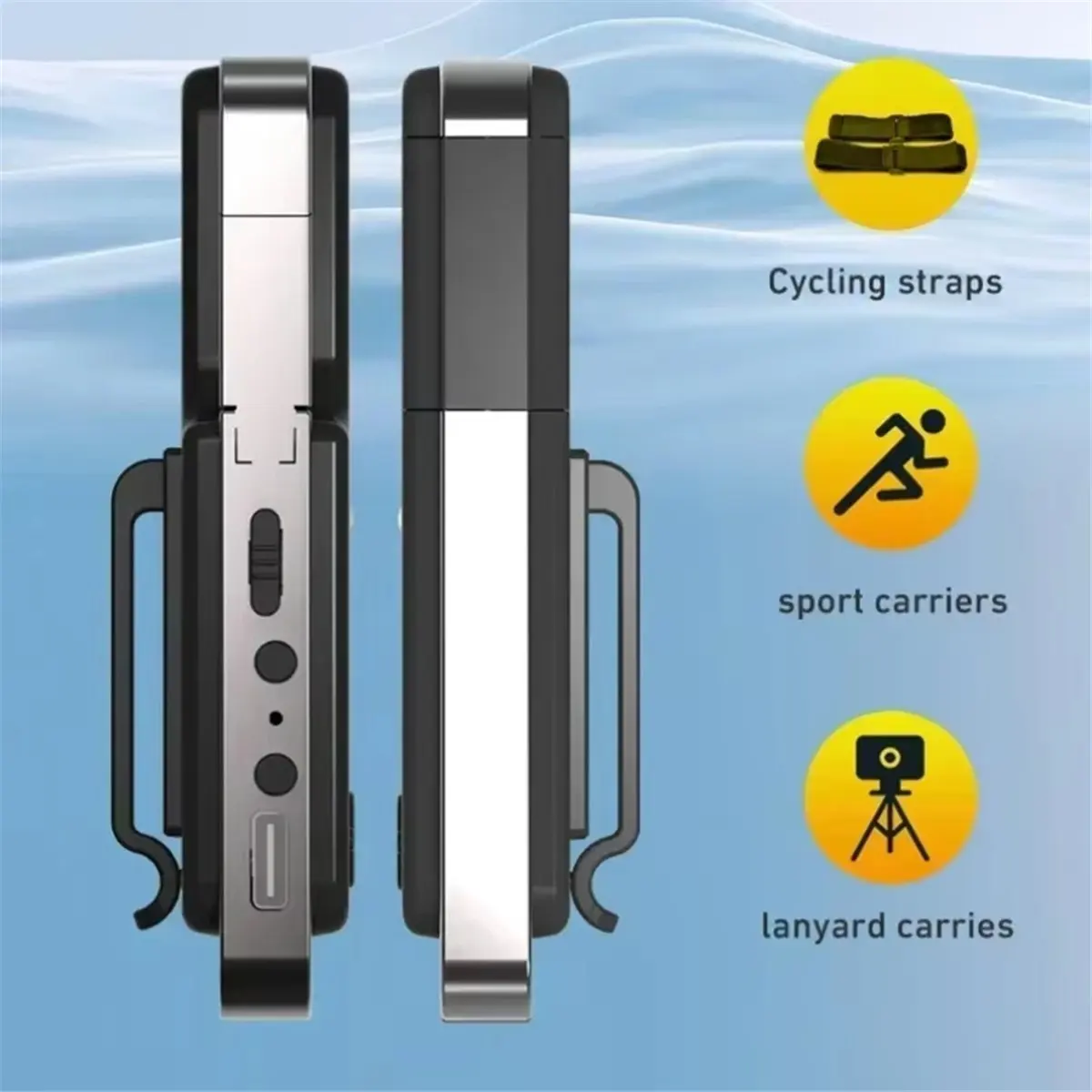 #(Upgraded)2K HD Mini Camera Keychain Outdoor Lighting Camcorder 1080P Sports Cam Motorcycle Waterproof Back Clip Video Recorder